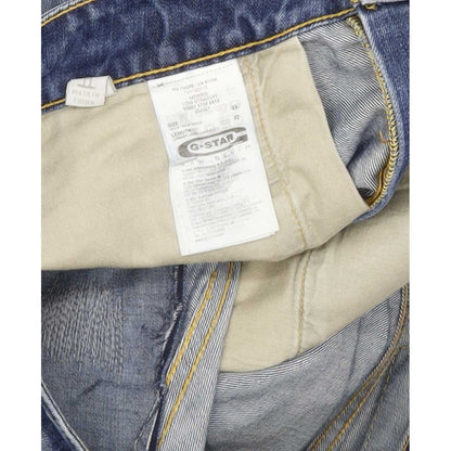 G-Star Morris Men Blue Straight Slim Jeans W33 L32
