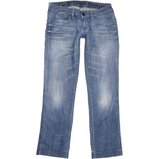 G-Star Corvet Women Blue Straight Slim Stretch Jeans W30 L31