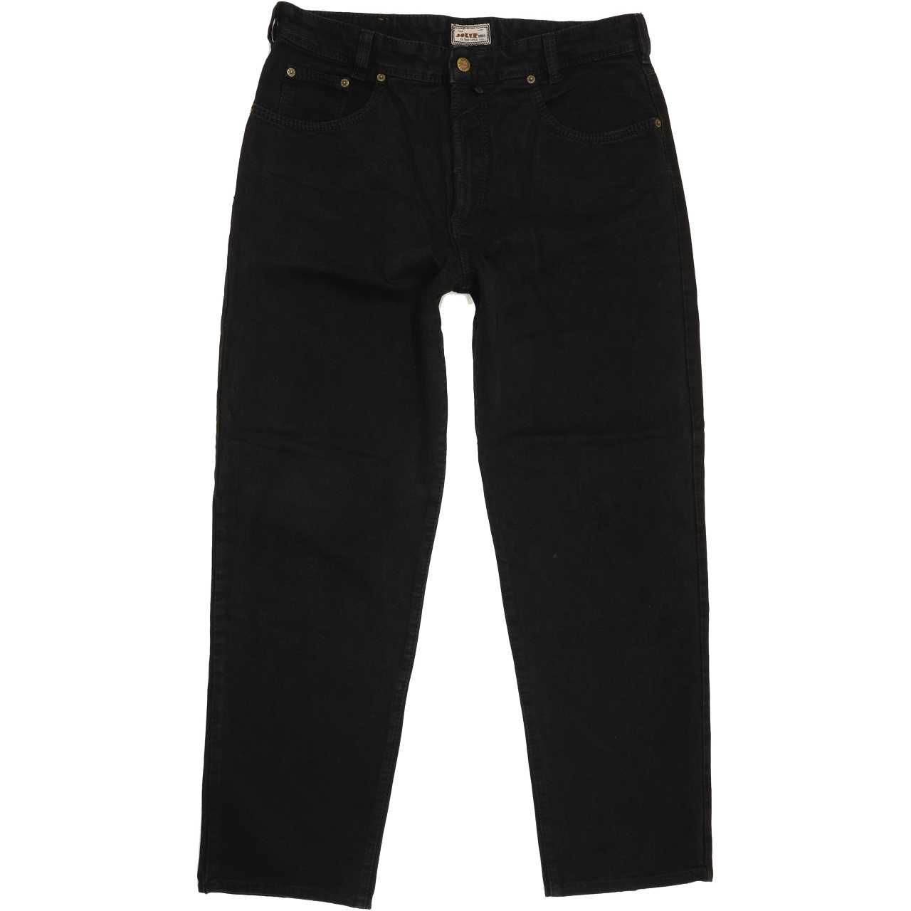 Joker The Three Famous Tailors Men Black Straight Regular Jeans W36 L30