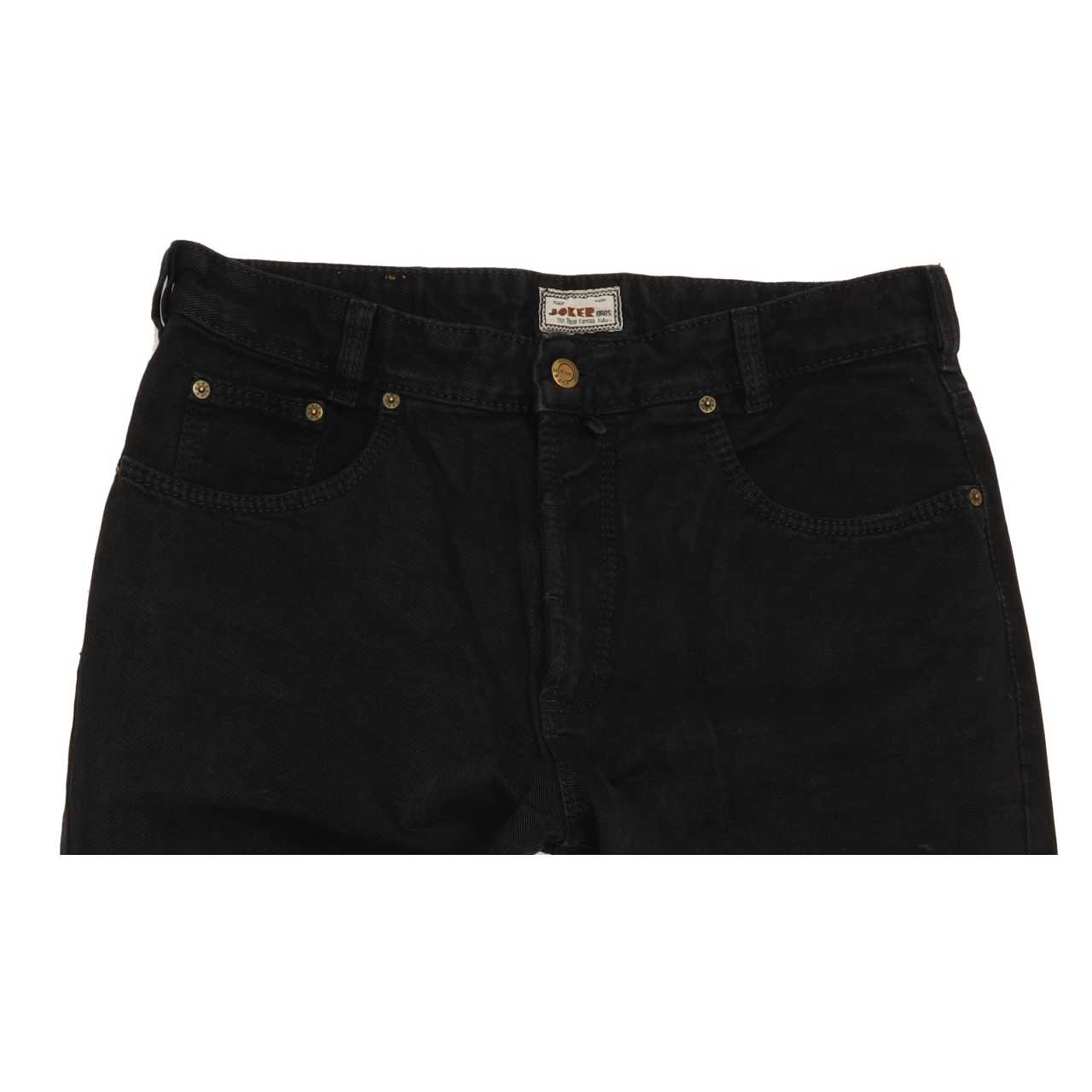 Joker The Three Famous Tailors Men Black Straight Regular Jeans W36 L30