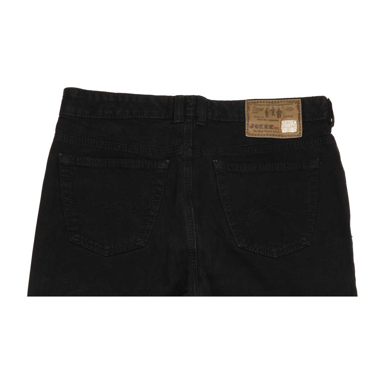 Joker The Three Famous Tailors Men Black Straight Regular Jeans W36 L30