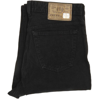 Joker The Three Famous Tailors Men Black Straight Regular Jeans W36 L30