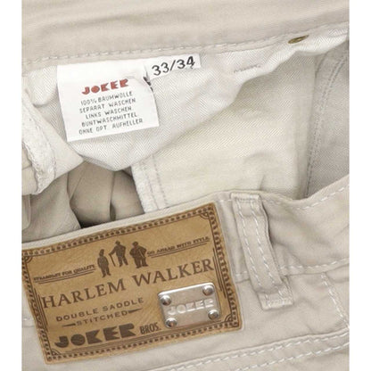 Joker Harlem Walker Men Grey Straight Regular Jeans W33 L34