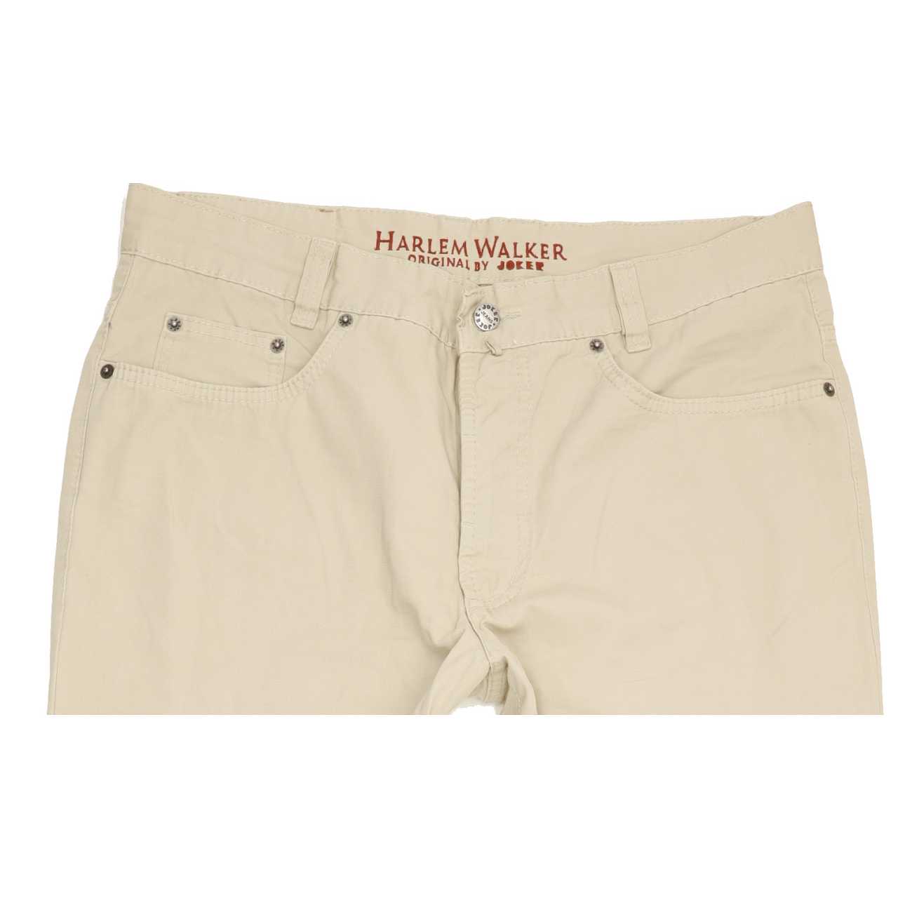 Joker Harlem Walker Men Beige Straight Regular Jeans W35 L32
