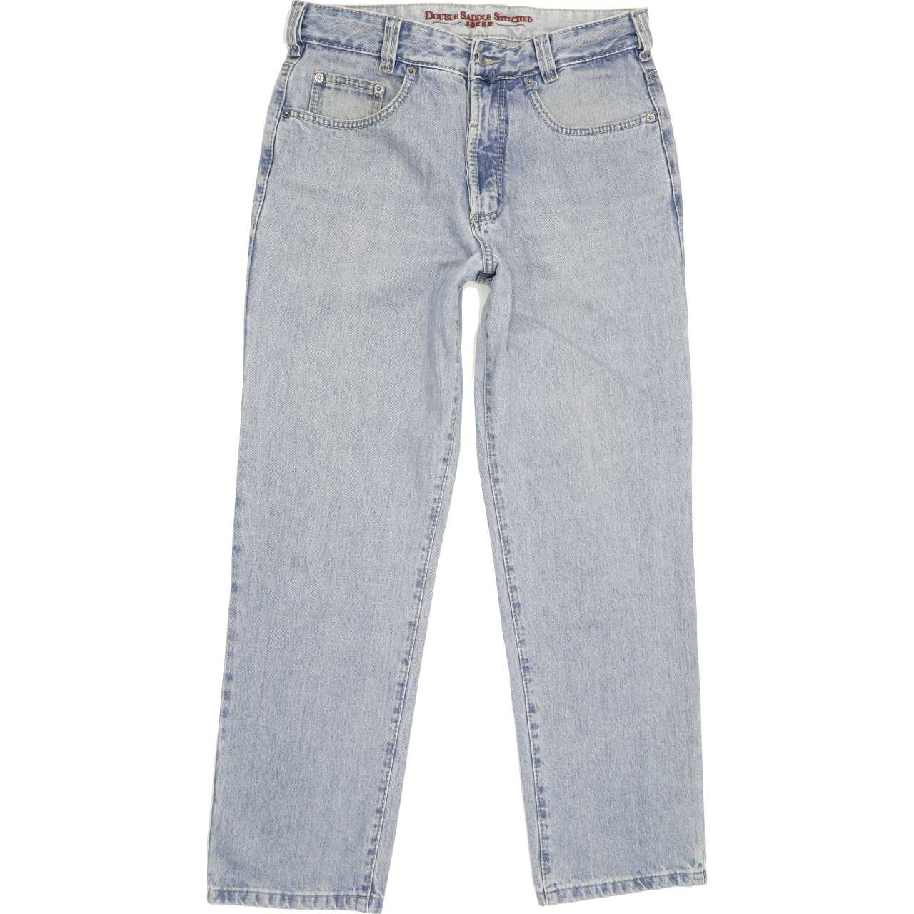 Joker Double Saddle Stitched Men Blue Straight Regular Jeans W32 L29