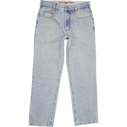 Joker Double Saddle Stitched Men Blue Straight Regular Jeans W32 L29