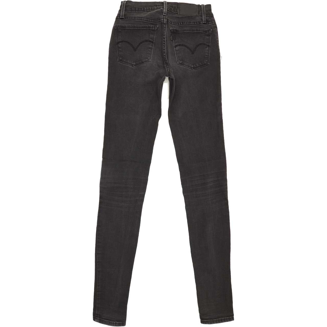 Levi's 710 Women Charcoal Skinny Slim Stretch Jeans W25 L34