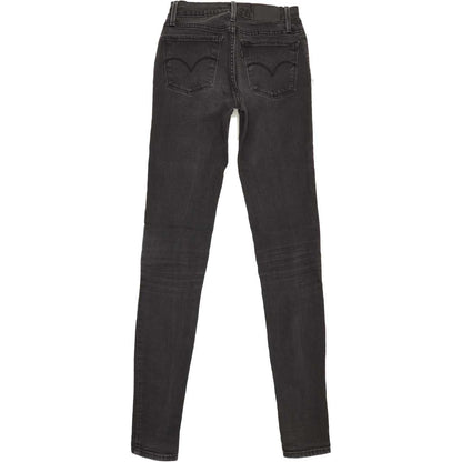 Levi's 710 Women Charcoal Skinny Slim Stretch Jeans W25 L34