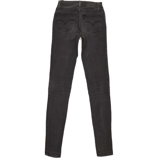 Levi's 710 Women Charcoal Skinny Slim Stretch Jeans W25 L34