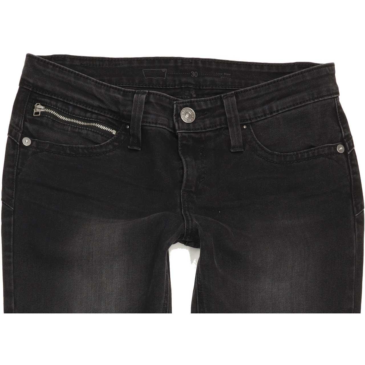 Levi's Women Black Skinny Slim Jeans W30 L31