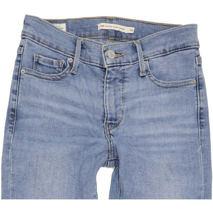 Levi's 310 Shaping High Rise Women Blue Skinny Stretch Jeans W26 L30