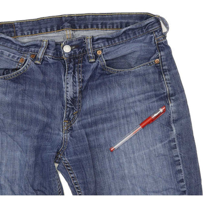 Levi's 514 Men Blue Straight Slim Jeans W34 L29