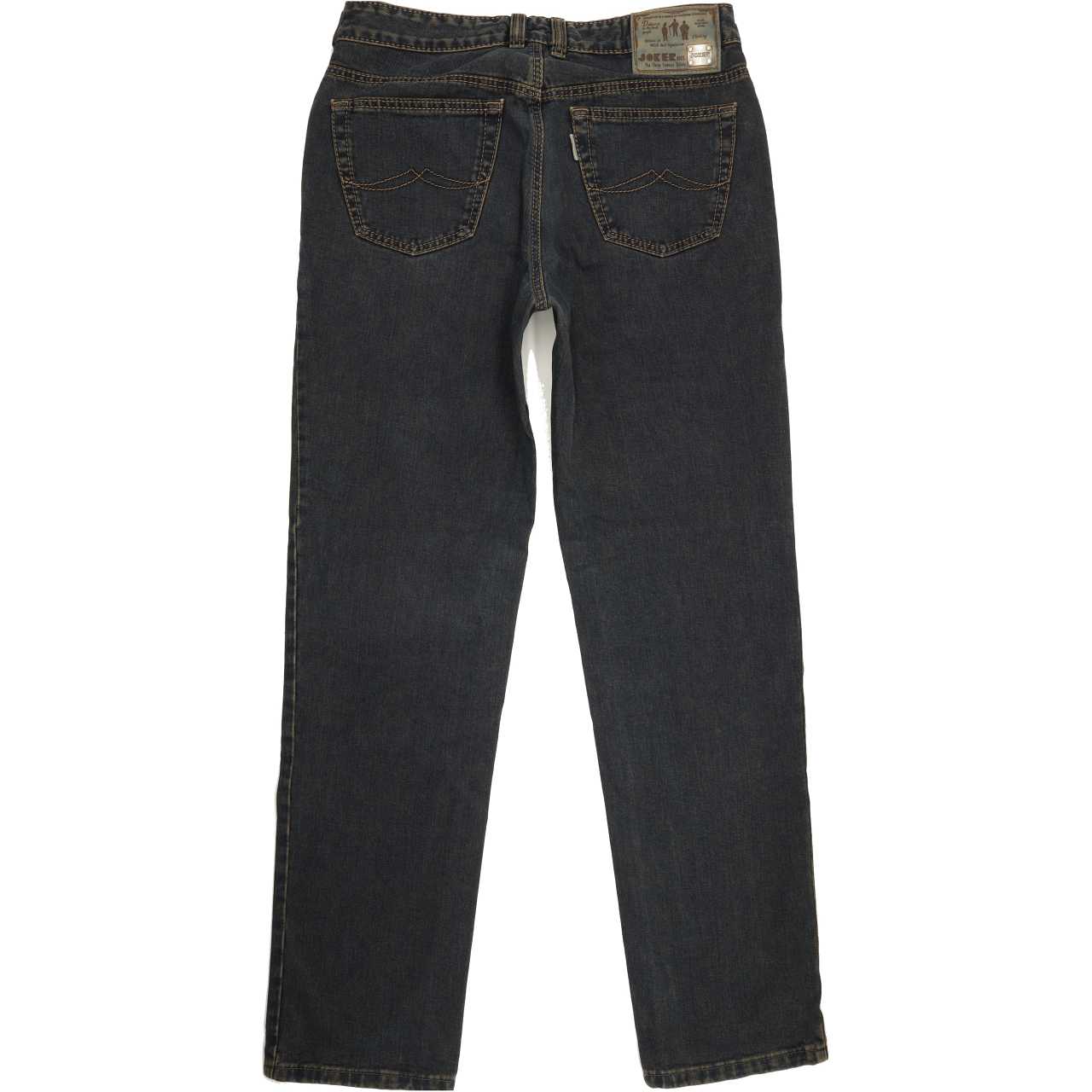 Joker Double Saddle Stitched Men Blue Straight Regular Jeans W34 L35
