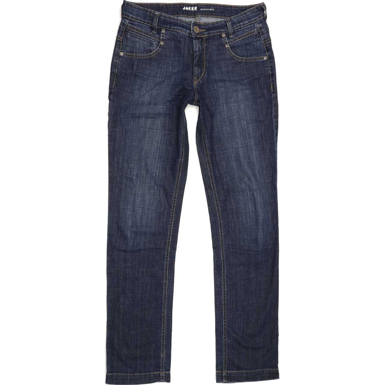 Joker Women Blue Straight Regular Stretch Jeans W31 L33