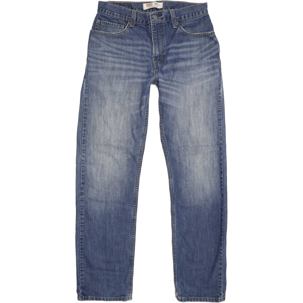 Levi's 505 Men Blue Straight Regular Jeans W32 L32