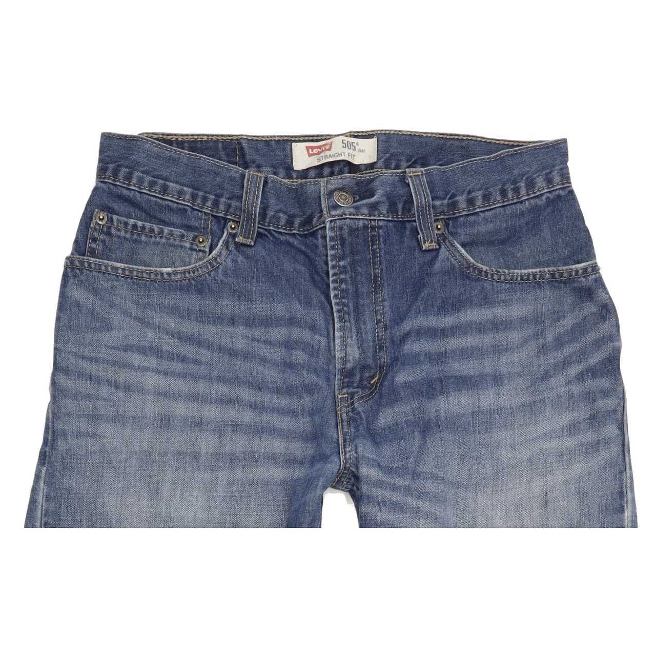 Levi's 505 Men Blue Straight Regular Jeans W32 L32