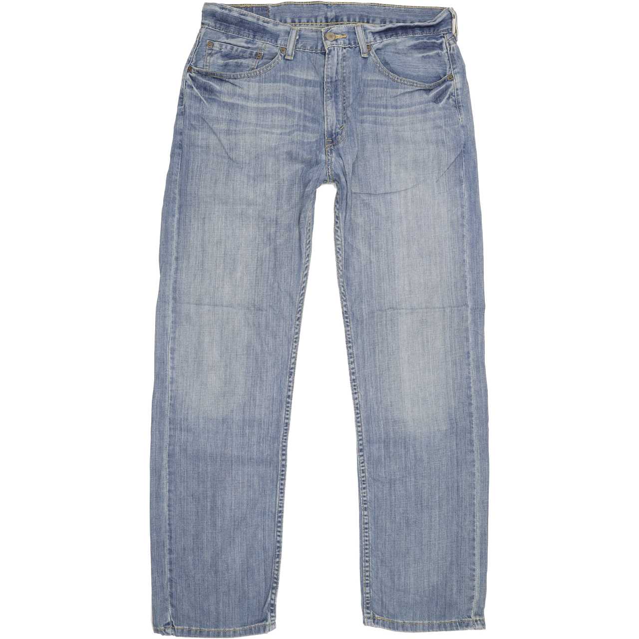 Levi's 505 Men Blue Straight Regular Jeans W34 L31