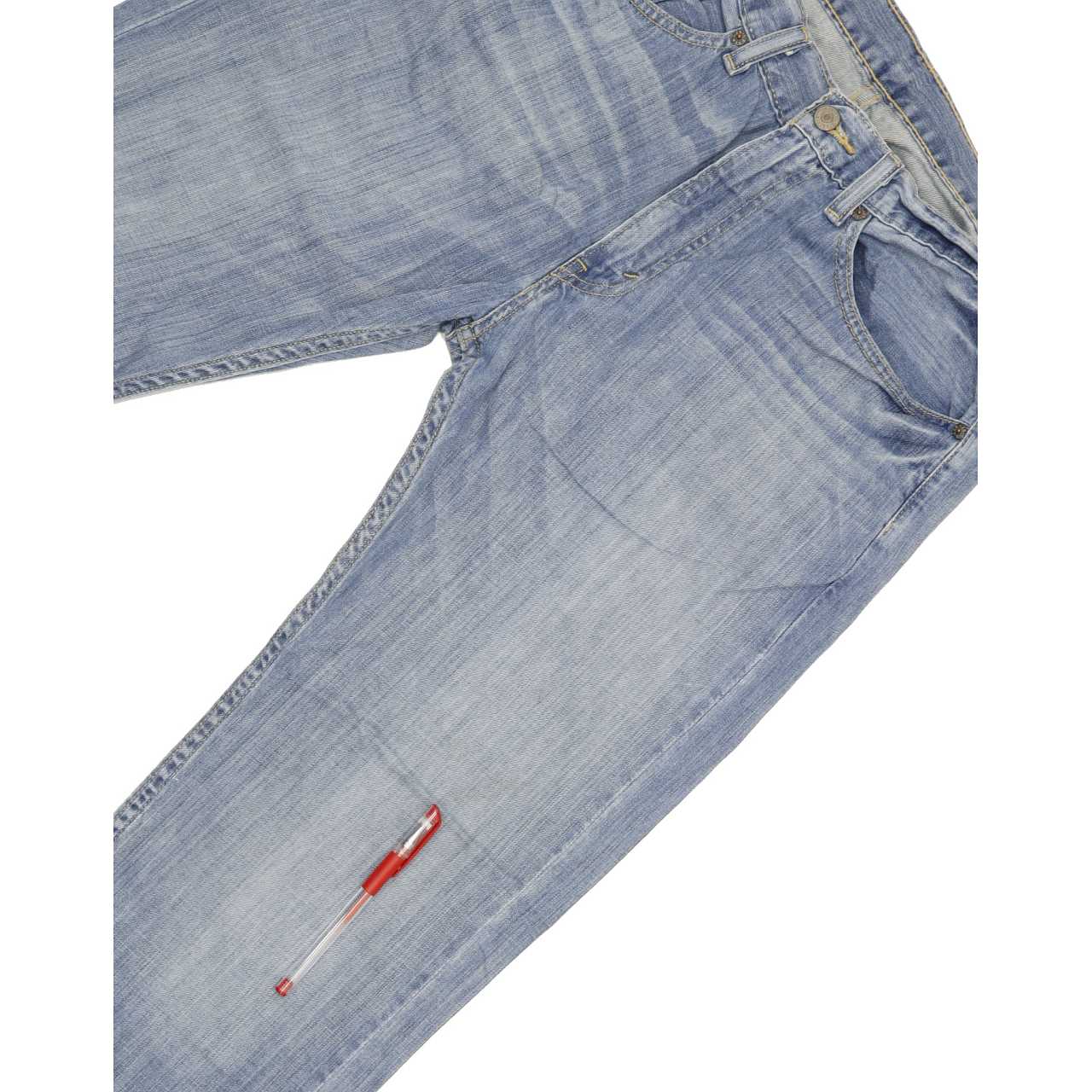 Levi's 505 Men Blue Straight Regular Jeans W34 L31