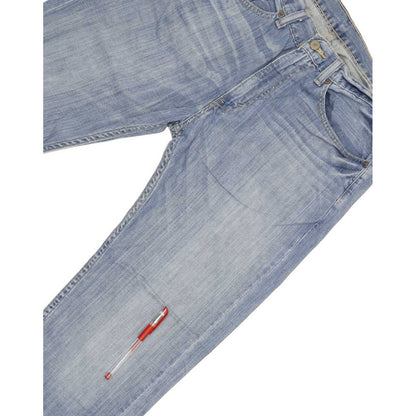 Levi's 505 Men Blue Straight Regular Jeans W34 L31