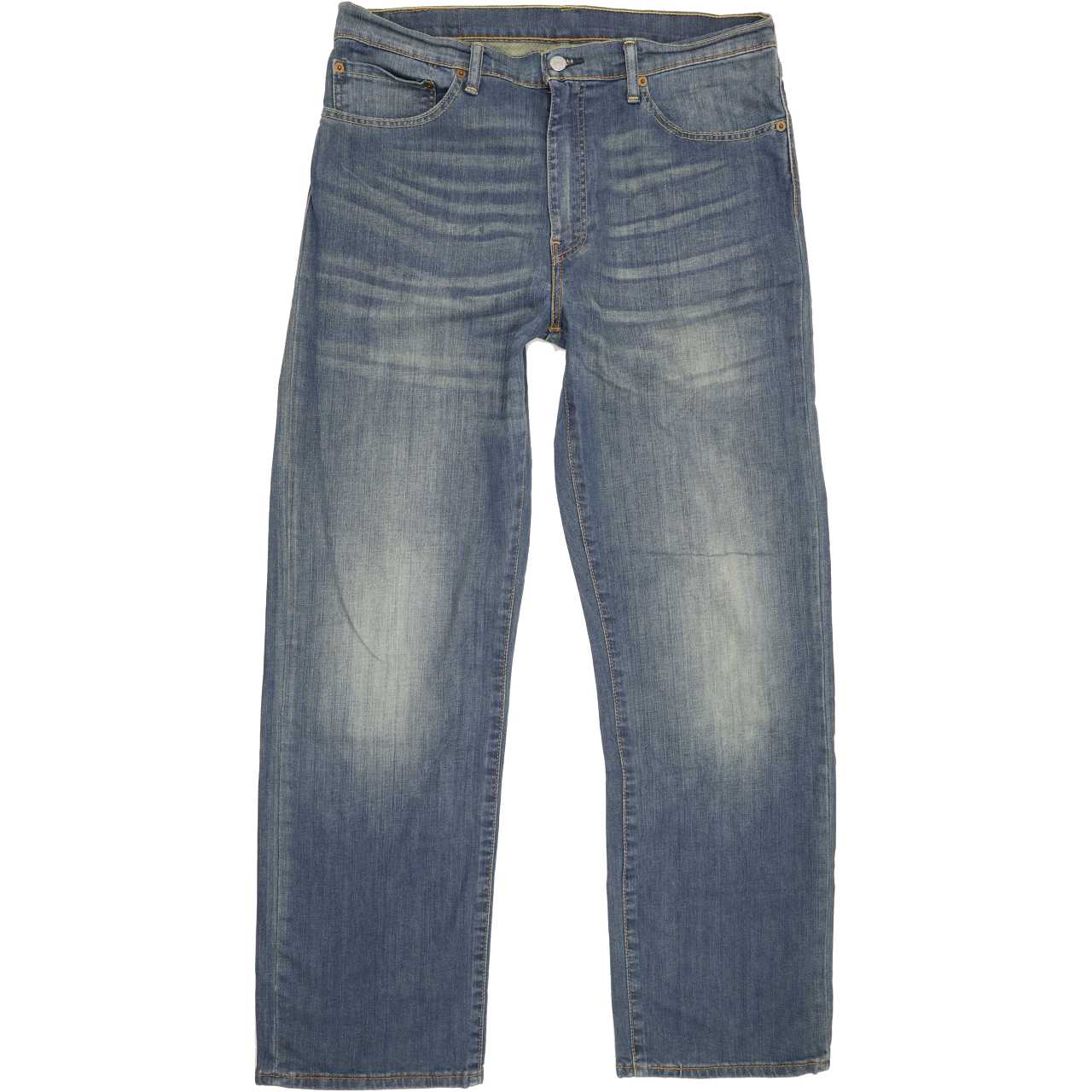 Levi's 751 Men Blue Straight Regular Stretch Jeans W36 L31