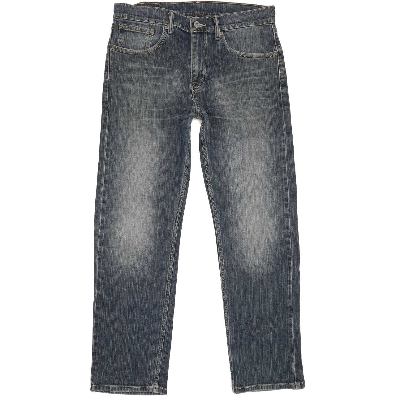 Levi's 505 Men Blue Straight Regular Stretch Jeans W32 L29