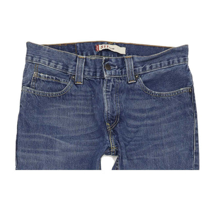 Levi's 511 Men Blue Straight Slim Jeans W34 L32