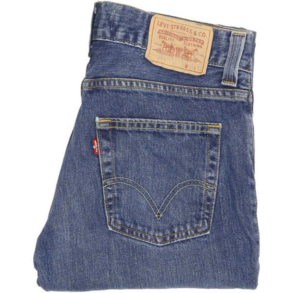 Levi's 511 Men Blue Straight Slim Jeans W34 L32