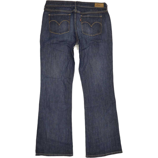 Levi's Slight Curve Women Blue Bootcut Regular Stretch Jeans W31 L32
