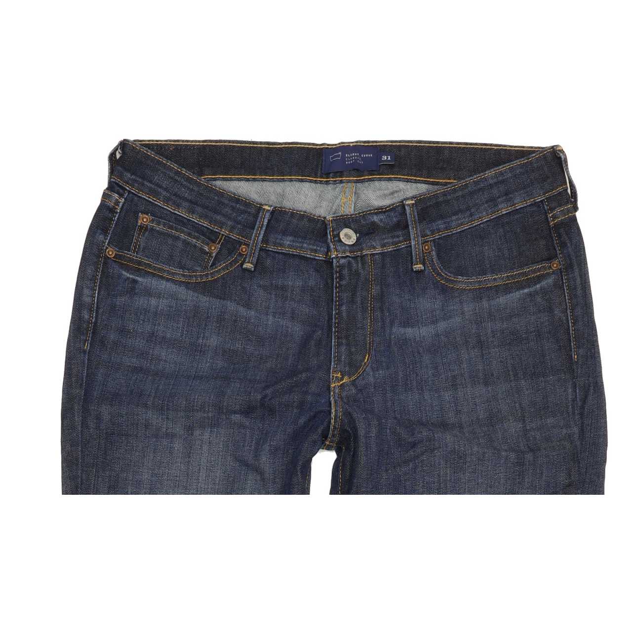 Levi's Slight Curve Women Blue Bootcut Regular Stretch Jeans W31 L32