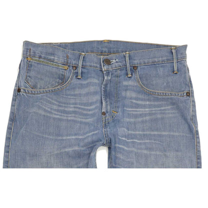 Levi's 504 Men Blue Straight Regular Stretch Jeans W32 L31
