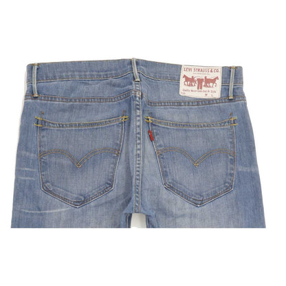 Levi's 504 Men Blue Straight Regular Stretch Jeans W32 L31