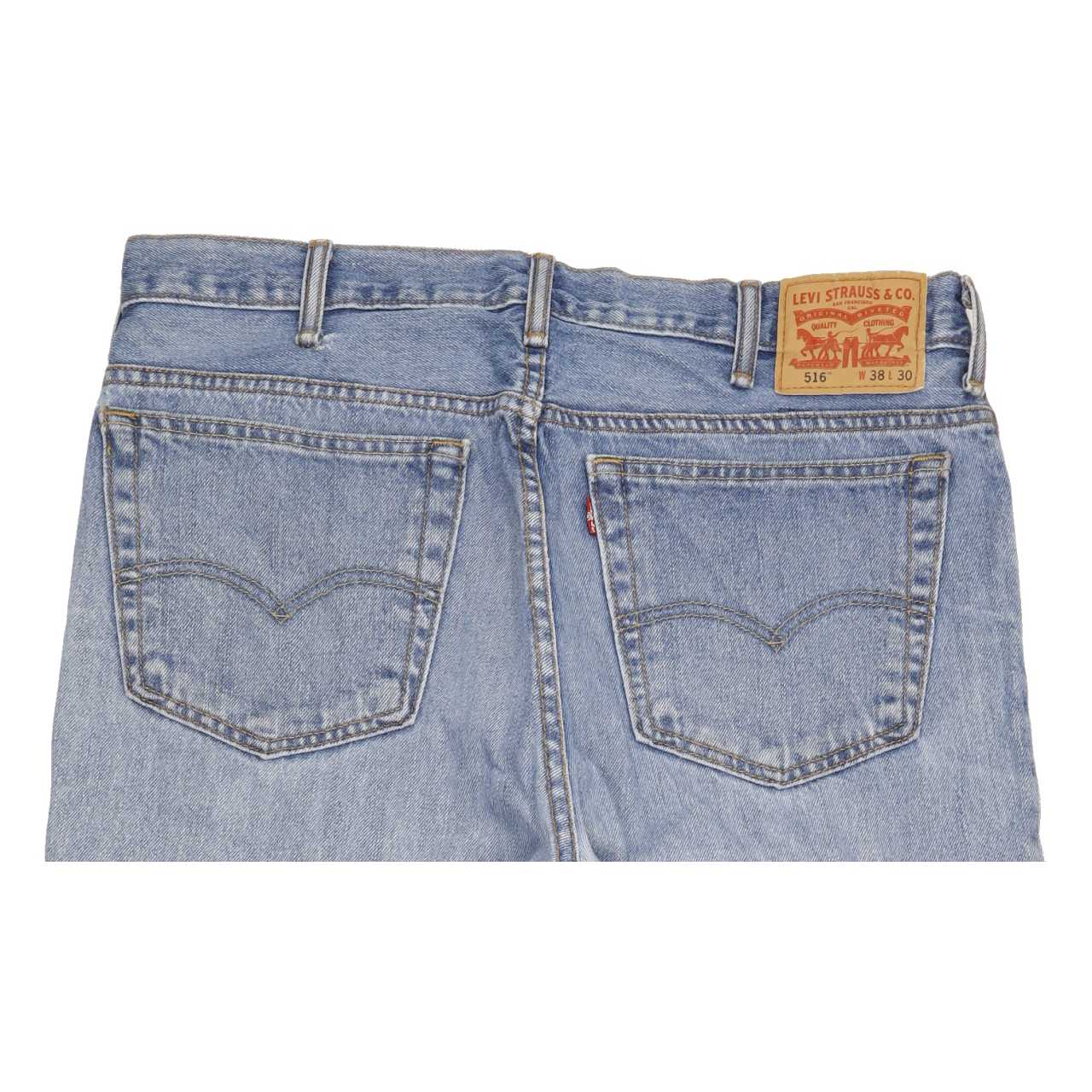 Levi's 516 Men Blue Straight Regular Jeans W38 L29