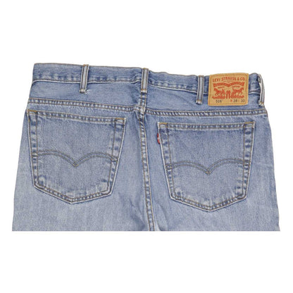 Levi's 516 Men Blue Straight Regular Jeans W38 L29