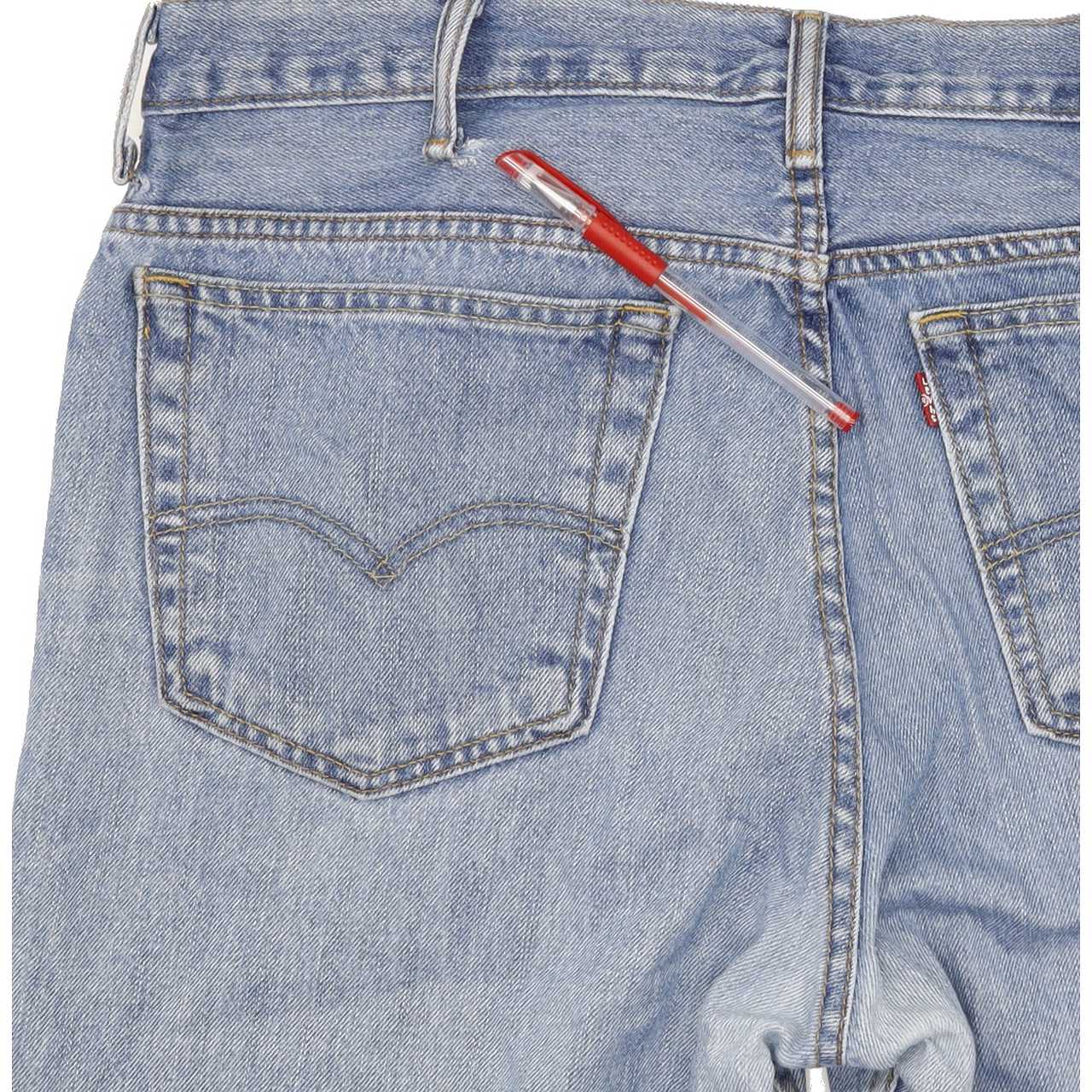 Levi's 516 Men Blue Straight Regular Jeans W38 L29