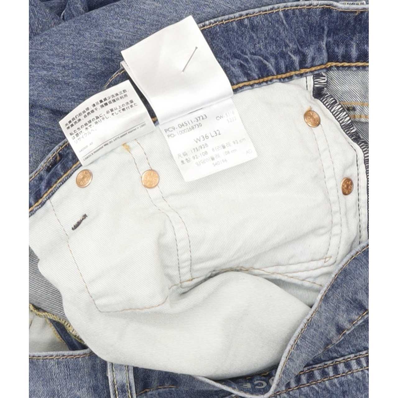 Levi's 511 Men Blue Straight Slim Stretch Jeans W36 L32