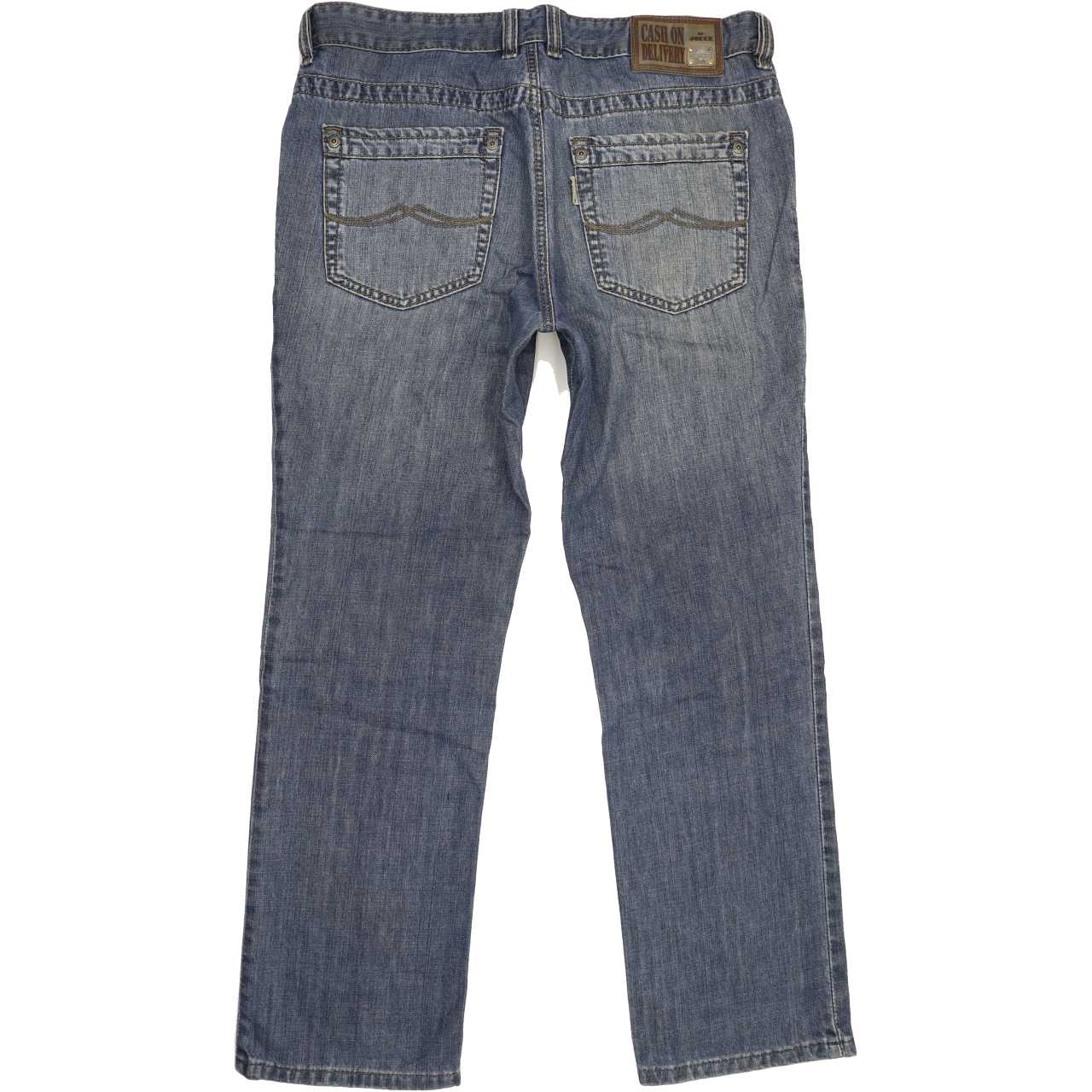 Joker Cash on Delivery Men Blue Straight Regular Jeans W36 L30