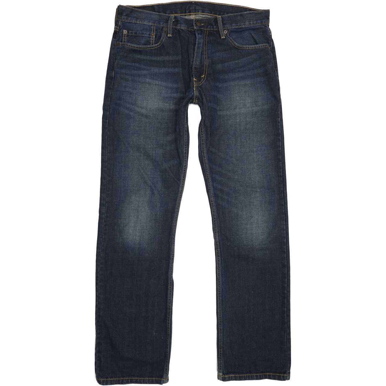 Levi's 514 Men Blue Straight Slim Jeans W36 L33