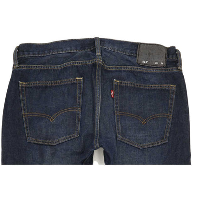 Levi's 514 Men Blue Straight Slim Jeans W36 L33