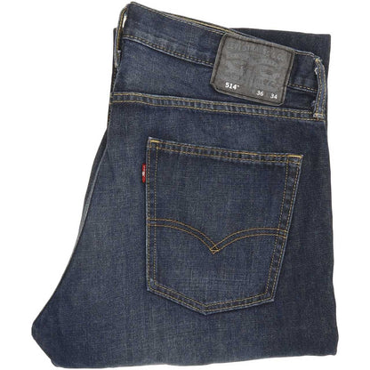 Levi's 514 Men Blue Straight Slim Jeans W36 L33
