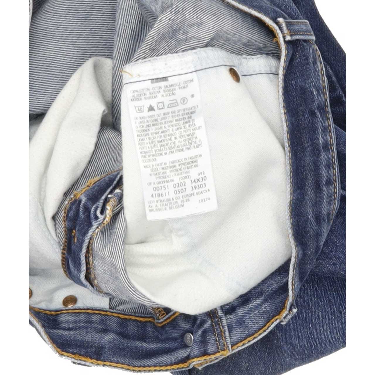 Levi's 751 Men Blue Straight Regular Jeans W34 L29