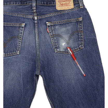 Levi's 751 Men Blue Straight Regular Jeans W34 L29