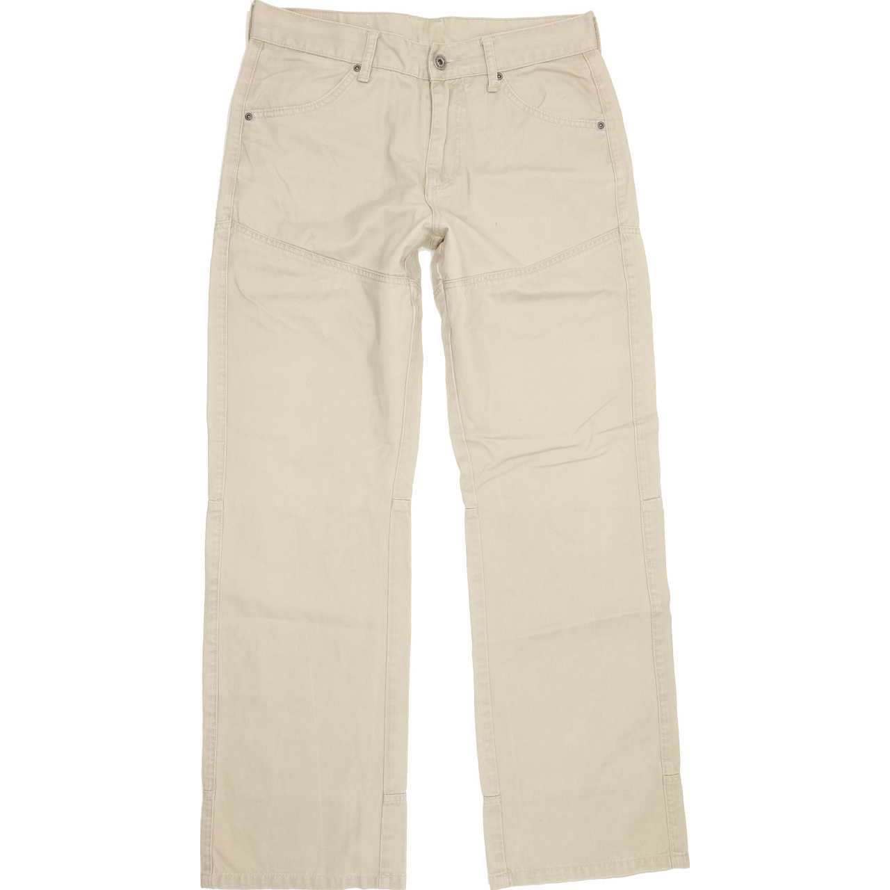 Mustang Men Beige Straight Regular Jeans W32 L31