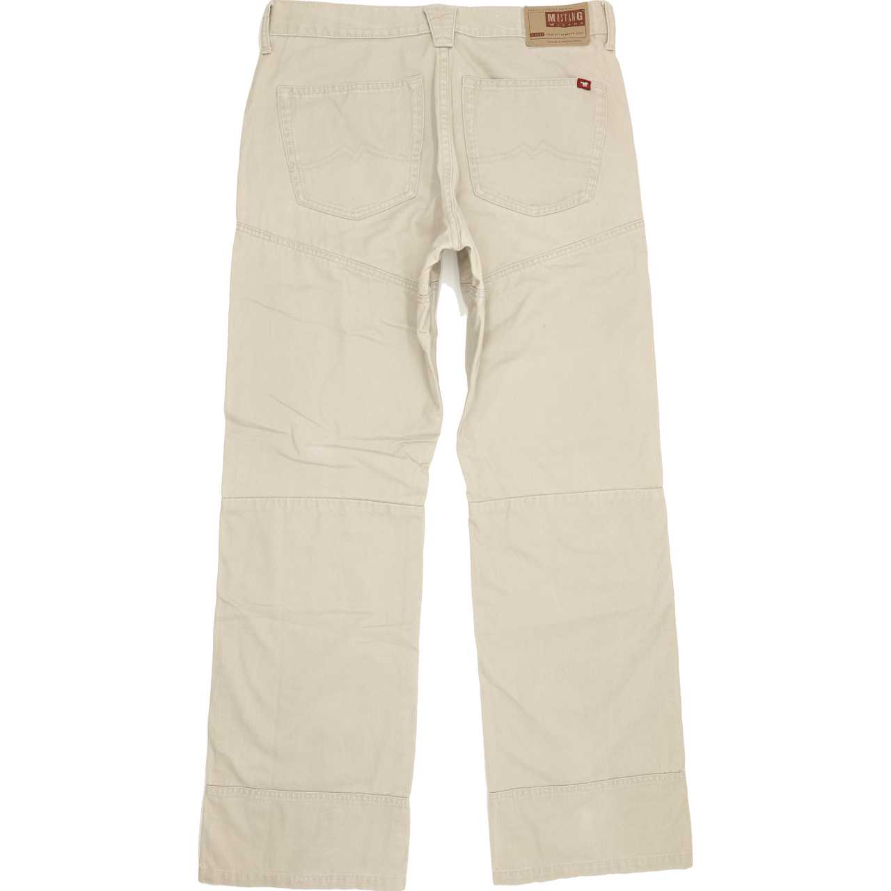 Mustang Men Beige Straight Regular Jeans W32 L31