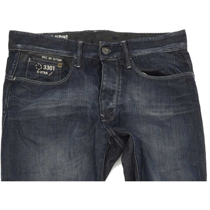 G-Star Hatch  Men Blue Tapered Regular Jeans W32 L36