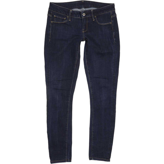 G-Star 3301 Deconst Women Blue Skinny Slim Stretch Jeans W28 L28