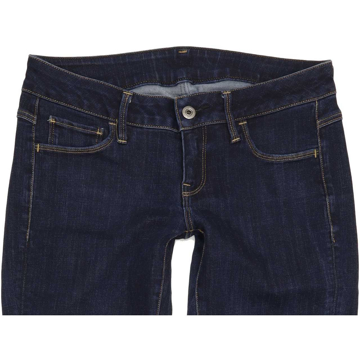 G-Star 3301 Deconst Women Blue Skinny Slim Stretch Jeans W28 L28