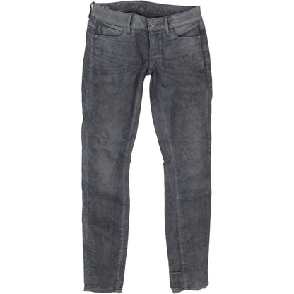 G-Star 3301 Women Grey Skinny Slim Stretch Jeans W28 L31