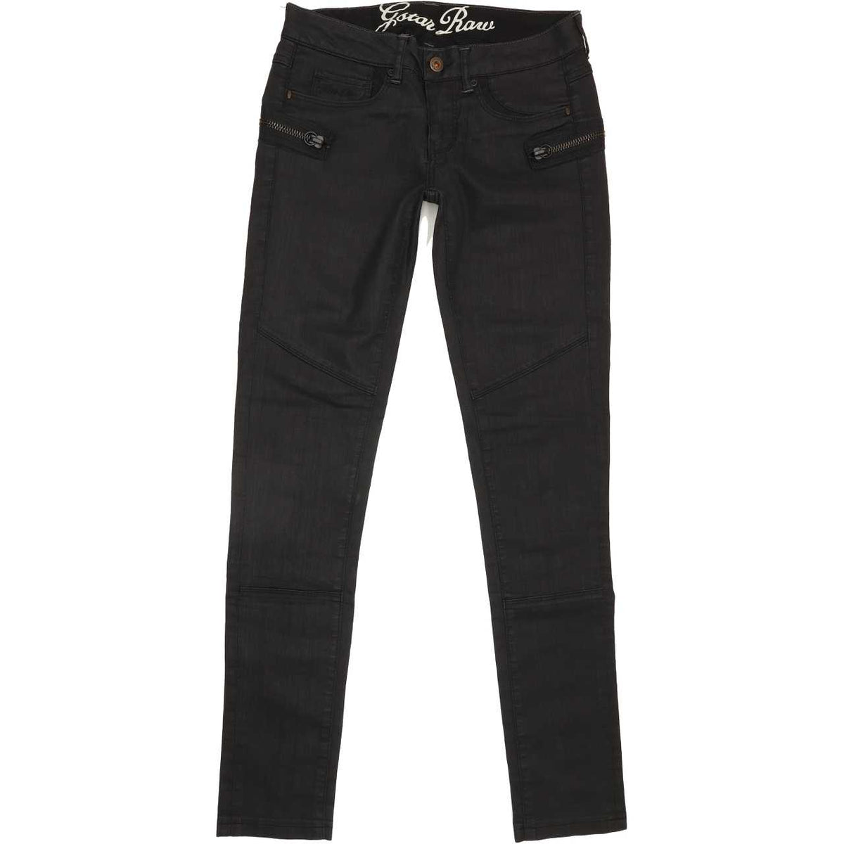 G-Star RailRoad Women Black Skinny Slim Stretch Jeans W27 L31