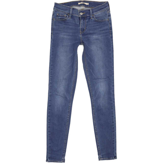 Levi's 710 Women Blue Skinny Regular Stretch Jeans W26 L29