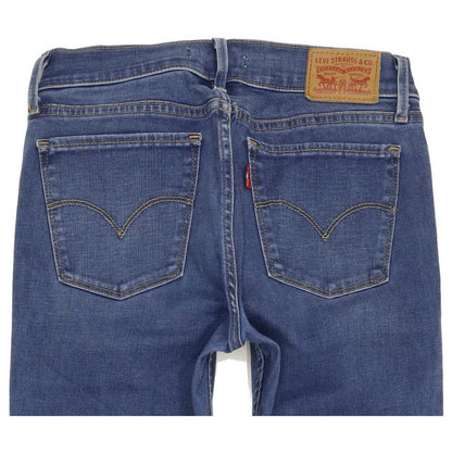 Levi's 710 Women Blue Skinny Regular Stretch Jeans W26 L29